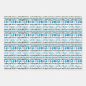 Birthday Boy Coordinating Pattern Wrapping Paper ラッピングペーパーシート (正面)