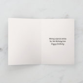 Birthday Boy Fishing On a Dock With a Pelican カード (内部)