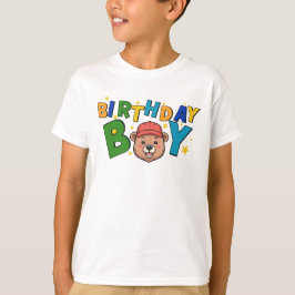 Birthday Boy Kids T-Shirt Cute Birthday Tee Boys Tシャツ