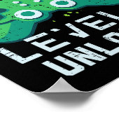 Birthday Boy Level 10 Unlocked Gamer Controller 10 ポスター (角)