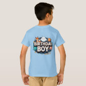 Birthday Boy Space Party Tシャツ (裏面フル)