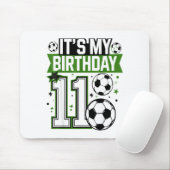 Birthday Boy Tees 11 Soccer Its My 11th Birthday B マウスパッド (マウス)