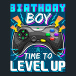 Birthday Boy Time to Level Up Video Game Birthday ポスター<br><div class="desc">Birthday Boy Time to Level Up Video Game Birthday Gamer Gift. Perfect gift for your dad,  mom,  papa,  men,  women,  friend and family members on Thanksgiving Day,  Christmas Day,  Mothers Day,  Fathers Day,  4th of July,  1776 Independent day,  Veterans Day,  Halloween Day,  Patrick's Day</div>