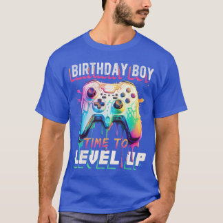 Birthday Boyime to Level Up Video Game Birthday Pa Tシャツ