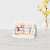 Birthday cake カード (黄色い花)