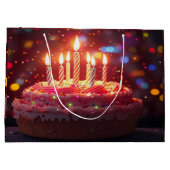 BIRTHDAY CAKE ラージペーパーバッグ (裏面)