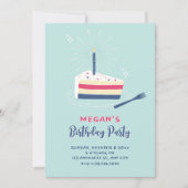 Birthday Cake  招待状 (正面)