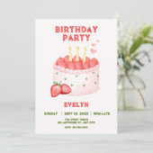 Birthday Cake  招待状 (スタンド正面)