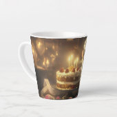 Birthday Cake by Fabulous Mice Baker カフェラテマグ (左アングル)