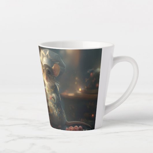 Birthday Cake by Fabulous Mice Baker カフェラテマグ (右)