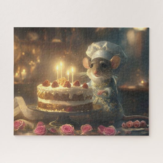 Birthday Cake by Fabulous Mice Baker ジグソーパズル (横)
