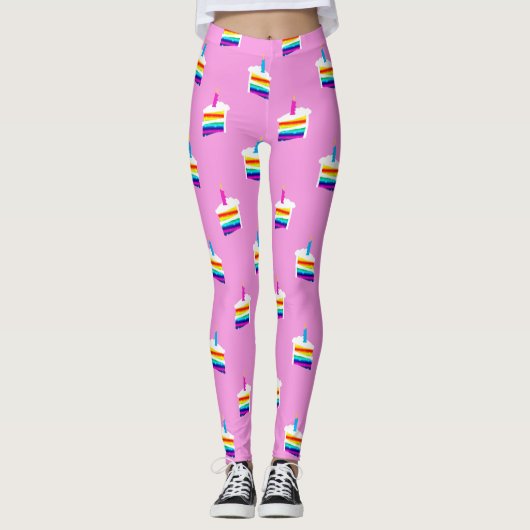 Birthday Cake Leggings レギンス (正面)