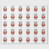 Birthday Cake Party ラッピングペーパー (フラット)