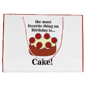 Birthday Cake Party ラージペーパーバッグ (裏面)