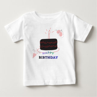 Birthday Cake Printed Baby ベビーTシャツ
