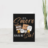 Birthday Campfire Marshmallow It's S'more Fun To B カード (正面)