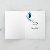 birthday candle in a cinnamon roll カード (内部)