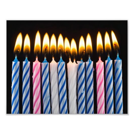 birthday candles フォトプリント            (正面)