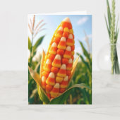 Birthday Candy Corn On the Cob カード (正面)