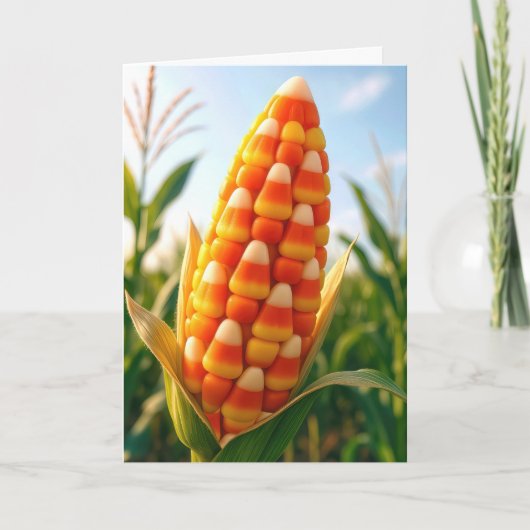 Birthday Candy Corn On the Cob  カード (正面)