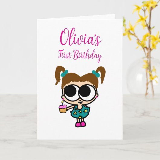 Birthday Card カード (黄色い花)