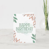 birthday card カード (正面)