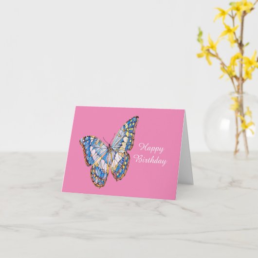 Birthday Card カード (黄色い花)