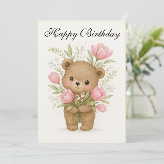 Birthday card カード (スタンド正面)