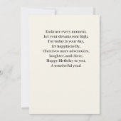 Birthday card カード (裏面)