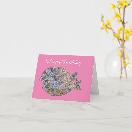 Birthday Card カード (黄色い花)