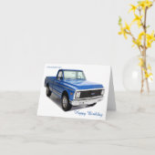 Birthday Card カード (黄色い花)