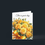 Birthday Card カード<br><div class="desc">Birthday card is shown with a pretty floral bouquet print. 
Card has a special message inside for a loved one.
Customize this card or buy as is.




Licensed Image</div>
