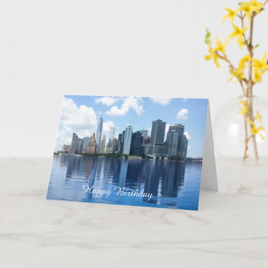 Birthday Card カード (黄色い花)