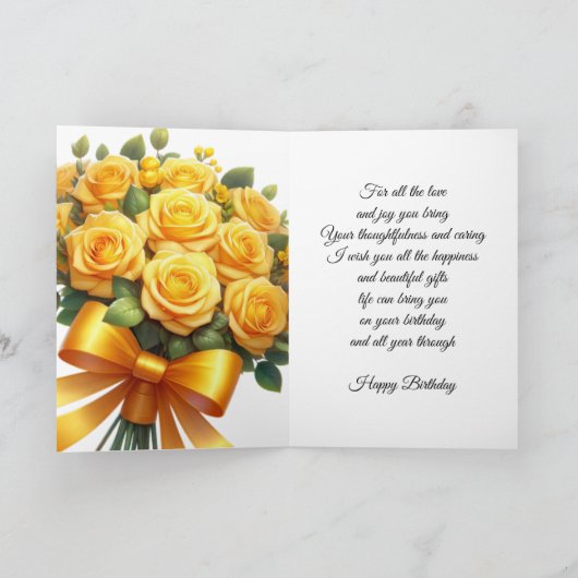 Birthday Card カード (内部)