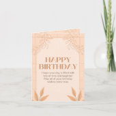 birthday card カード (正面)