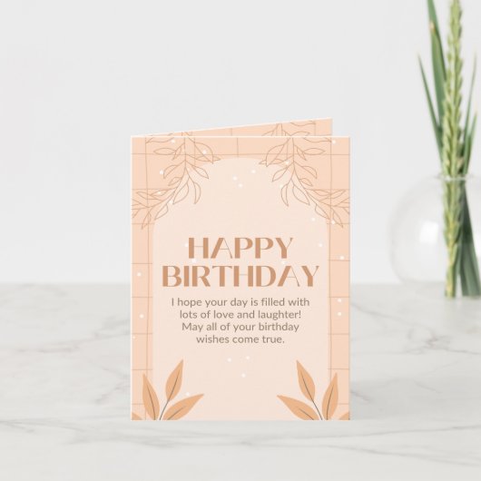 birthday card カード (正面)