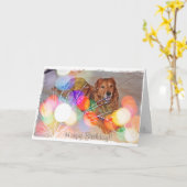 Birthday Card カード (黄色い花)