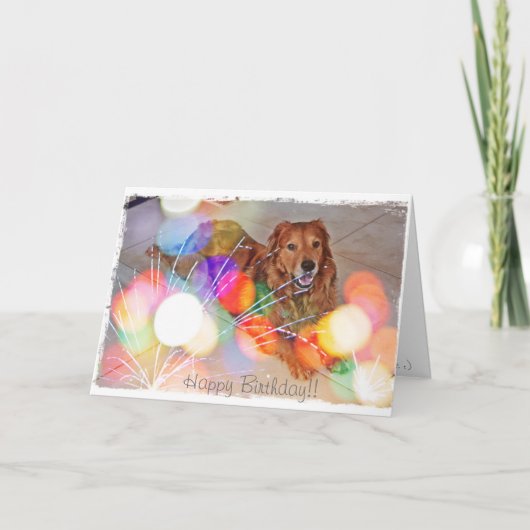 Birthday Card カード (正面)