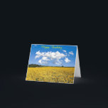 Birthday Card サンキューカード<br><div class="desc">Sunflowers in Early Morning Sunshine</div>