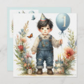 BIRTHDAY CARD ~ 1 Year Old Boy ~ (正面/裏面)