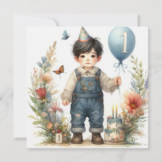 BIRTHDAY CARD ~ 1 Year Old Boy ~ (正面)