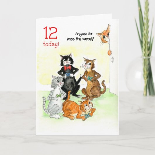 Birthday Card for a 12 yr-old Video Game Player カード (正面)