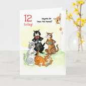 Birthday Card for a 12 yr-old Video Game Player カード (黄色い花)