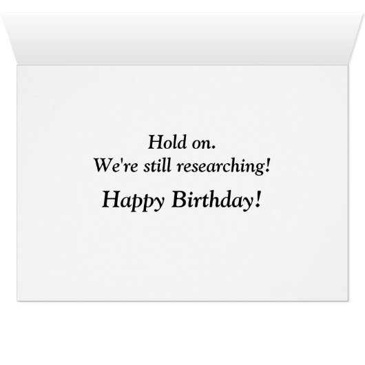 Birthday Card for a Senior - dinosaur and volcano (内部横(下))