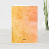 Birthday Card for Bird Lovers カード (裏面)