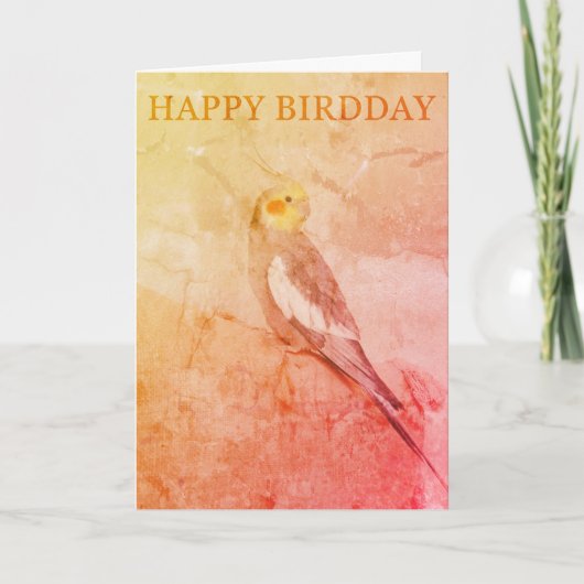 Birthday Card for Bird Lovers カード (正面)