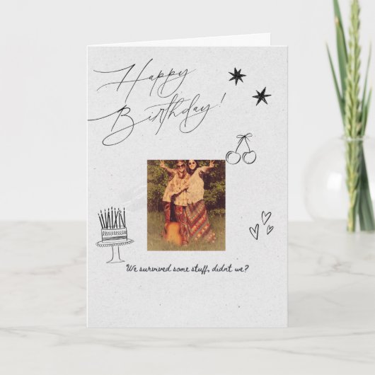 Birthday card for friend カード (正面)