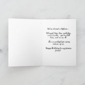 Birthday card for friend カード (内部)