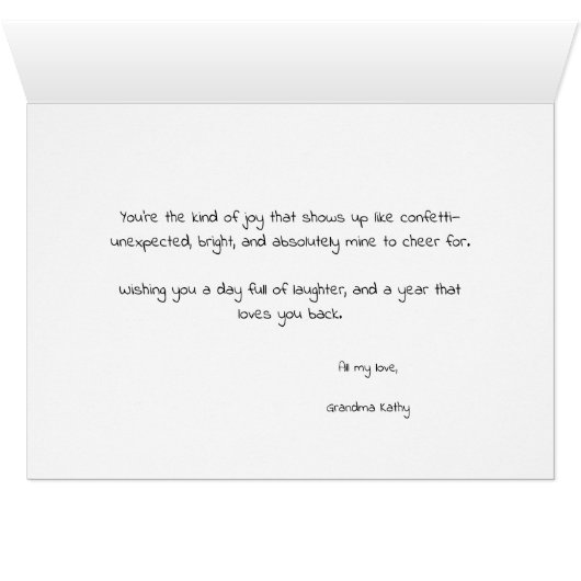 Birthday Card for Great Grandson Bold Retro Style (内部横(下))