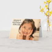 Birthday Card for Her beautiful special picture カード (黄色い花)